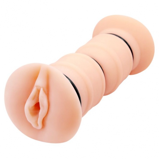 Телесный вибромастурбатор-вагина Michelle - Baile - в Долгопрудном купить с доставкой