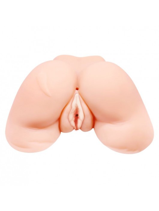 Телесная вибровагина Julie с 2 рабочими отверстиями - Baile - в Долгопрудном купить с доставкой