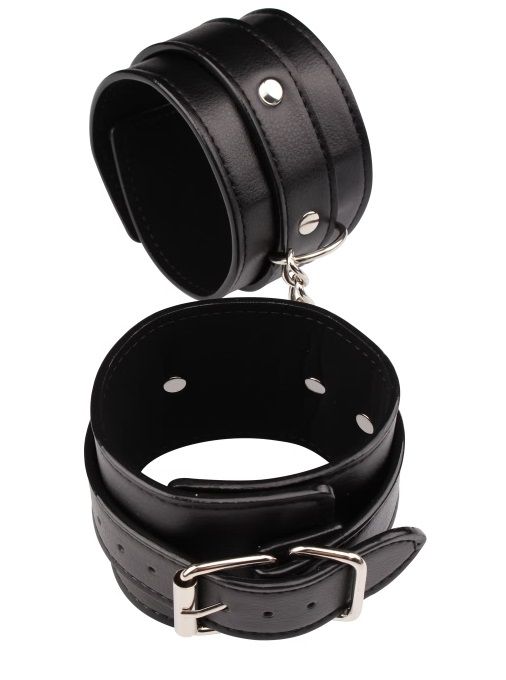 Черные оковы Classic Ankle Cuffs - Chisa - купить с доставкой в Долгопрудном