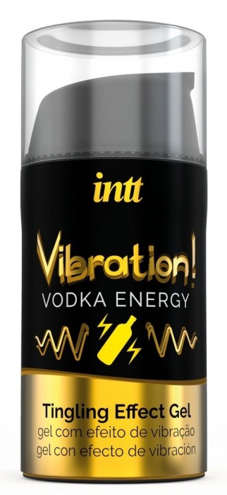 Жидкий интимный гель с эффектом вибрации Vibration! Vodka Energy - 15 мл. - INTT - купить с доставкой в Долгопрудном