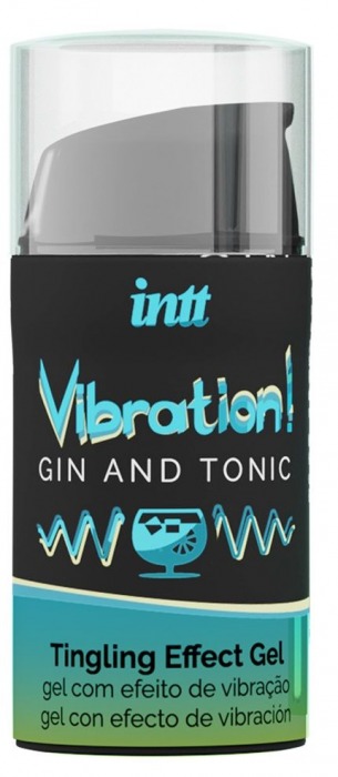 Жидкий интимный гель с эффектом вибрации Vibration! Gin   Tonic - 15 мл. - INTT - купить с доставкой в Долгопрудном