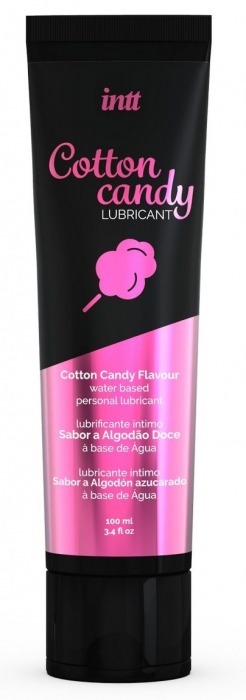 Интимный гель на водной основе Cotton Candy Lubricant - 100 мл. - INTT - купить с доставкой в Долгопрудном