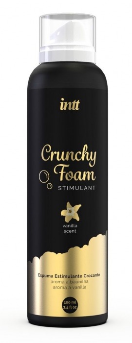 Пенка для массажа Crunchy Foam Stimulant Vanilla - 100 мл. - INTT - купить с доставкой в Долгопрудном