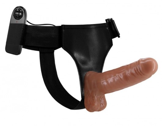Страпон на трусиках с вибрацией Ultra Passionate Harness - 16 см. - Baile - купить с доставкой в Долгопрудном