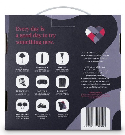 Стартовый набор БДСМ First Kinky Experience - Loveboxxx - купить с доставкой в Долгопрудном