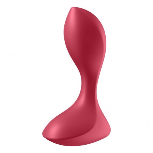 Красный вибромассажёр простаты Satisfyer Backdoor Lover - 14 см. - Satisfyer - в Долгопрудном купить с доставкой