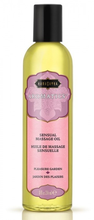 Массажное масло с цветочным ароматом Pleasure Garden - 236 мл. - Kama Sutra - купить с доставкой в Долгопрудном