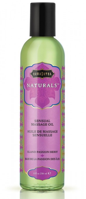 Массажное масло Naturals Island Passion Berry с ароматом тропических фруктов - 236 мл. - Kama Sutra - купить с доставкой в Долгопрудном