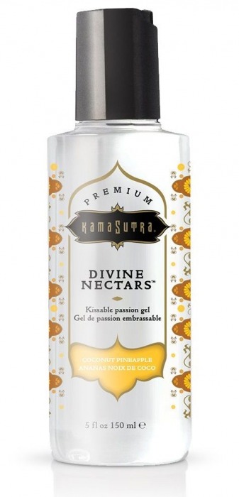 Гель-лубрикант на водной основе Divine Nectars Vanilla с ароматом ванили - 150 мл. - Kama Sutra - купить с доставкой в Долгопрудном