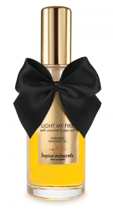 Массажное масло Light My Fire с ароматом карамели - 100 мл. - Bijoux Indiscrets - купить с доставкой в Долгопрудном