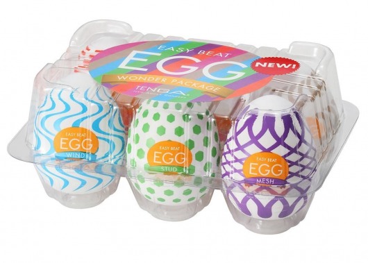 Набор из 6 мастурбаторов Tenga EGG IV с различным рельефом - Tenga - в Долгопрудном купить с доставкой