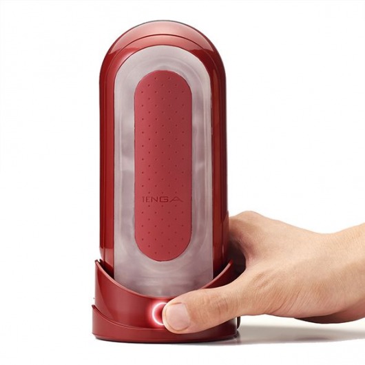 Красный мастурбатор Flip Zero Red   Warmer с подогревом - Tenga - в Долгопрудном купить с доставкой