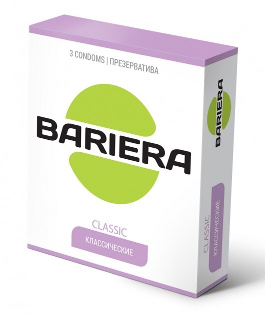 Классические презервативы Bariera Classic - 3 шт. - Bariera - купить с доставкой в Долгопрудном