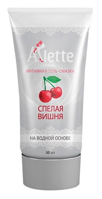 Интимная гель-смазка на водной основе Arlette  Спелая вишня  - 50 мл. - Arlette - купить с доставкой в Долгопрудном