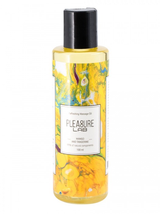 Массажное масло Pleasure Lab Refreshing с ароматом манго и мандарина - 100 мл. - Pleasure Lab - купить с доставкой в Долгопрудном