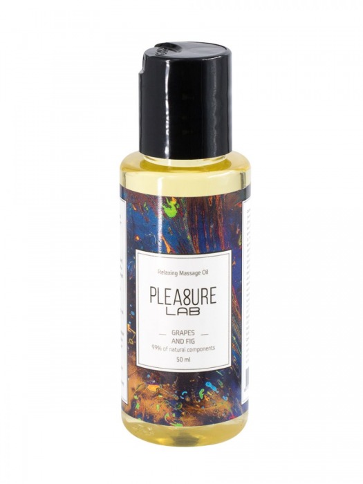 Массажное масло Pleasure Lab Relaxing с ароматом винограда и инжира - 50 мл. - Pleasure Lab - купить с доставкой в Долгопрудном