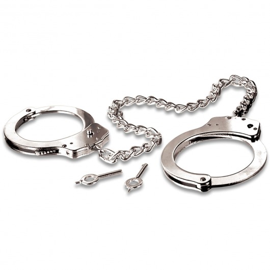 Металлические наручники Metal Leg Cuffs - Pipedream - купить с доставкой в Долгопрудном