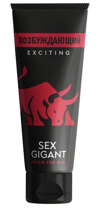 Возбуждающий крем для мужчин Sex Gigant - 80 мл. - Миагра - купить с доставкой в Долгопрудном