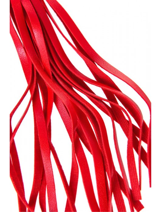 Красно-черный флоггер Anonymo - 28 см. - ToyFa - купить с доставкой в Долгопрудном