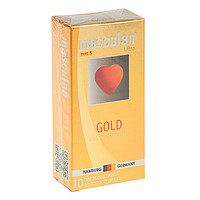 Презервативы Masculan Ultra Gold с золотым напылением и ароматом ванили - 10 шт. - Masculan - купить с доставкой в Долгопрудном