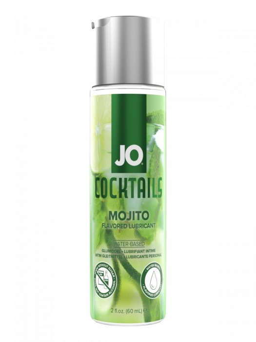 Вкусовой лубрикант на водной основе JO Cocktails Mojito - 60 мл. - System JO - купить с доставкой в Долгопрудном