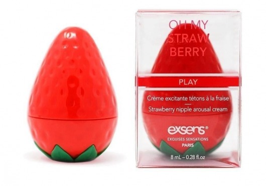 Крем для стимуляции сосков Oh My Strawberry - 8 мл. - Exsens - купить с доставкой в Долгопрудном