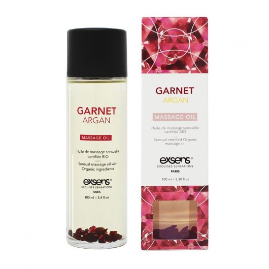 Органическое массажное масло GARNET ARGAN - 100 мл. - Exsens - купить с доставкой в Долгопрудном