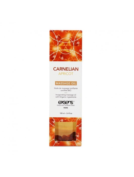 Органическое массажное масло CARNELIAN APRICOT - 100 мл. - Exsens - купить с доставкой в Долгопрудном