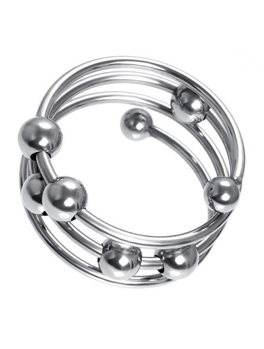 Большое металлическое кольцо под головку пениса - ToyFa - купить с доставкой в Долгопрудном