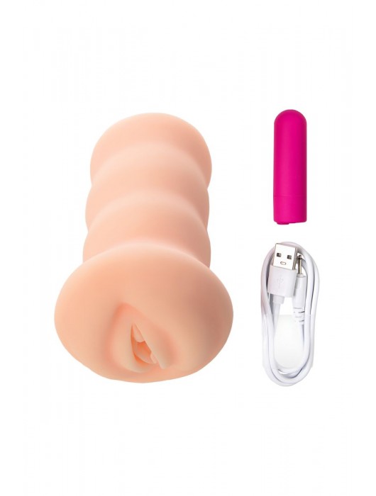 Мастурбатор-вагина Virgin с вибрацией - KOKOS - в Долгопрудном купить с доставкой