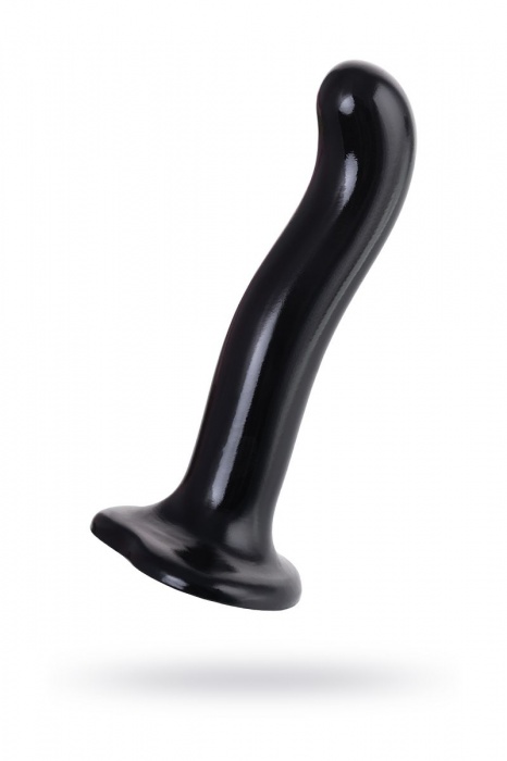 Черный стимулятор для пар P G-Spot Dildo Size L - 19 см. - Strap-on-me - в Долгопрудном купить с доставкой