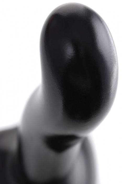 Черный стимулятор для пар P G-Spot Dildo Size L - 19 см. - Strap-on-me - в Долгопрудном купить с доставкой