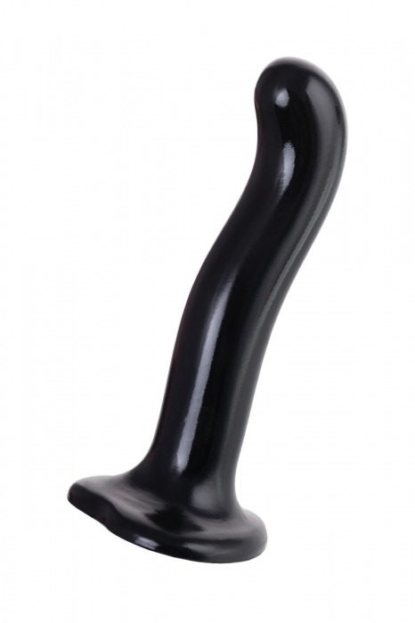Черный стимулятор для пар P G-Spot Dildo Size L - 19 см. - Strap-on-me - в Долгопрудном купить с доставкой