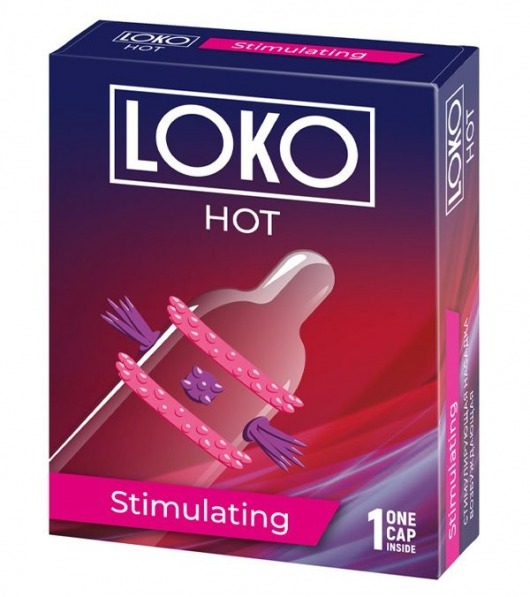 Стимулирующая насадка на пенис LOKO HOT с возбуждающим эффектом - Sitabella - в Долгопрудном купить с доставкой