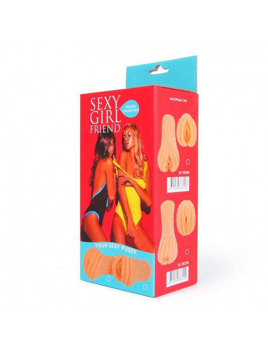 Телесный мастурбатор-вагина со складками на входе - Bior toys - в Долгопрудном купить с доставкой