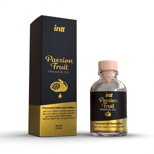 Массажный гель с ароматом маракуйи Passion Fruit - 30 мл. - INTT - купить с доставкой в Долгопрудном