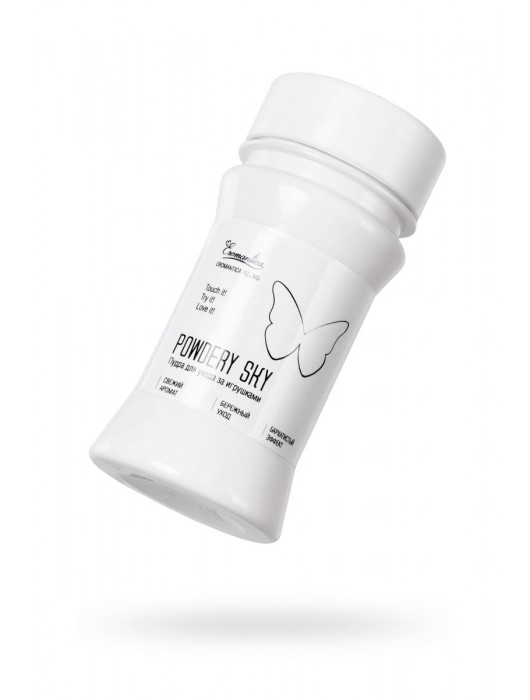 Пудра для ухода за игрушками Powdery Sky с ароматом мяты - 40 гр. - Eromantica - купить с доставкой в Долгопрудном