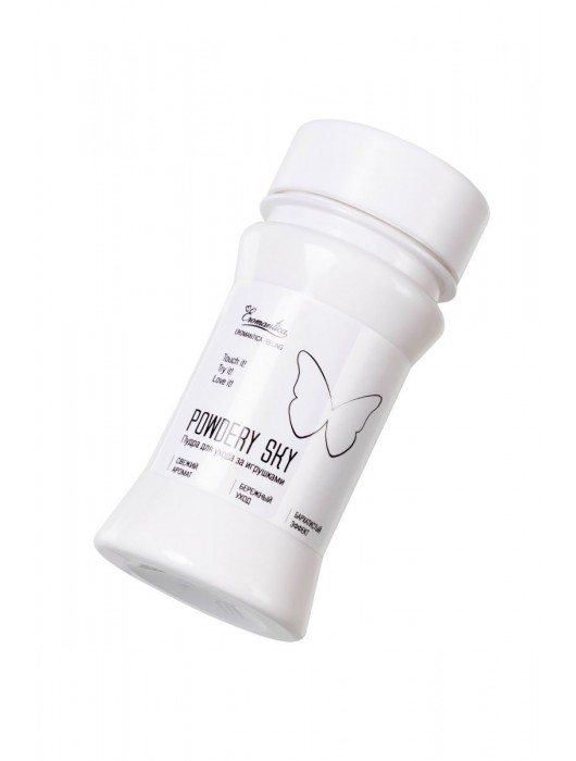 Пудра для ухода за игрушками Powdery Sky с ароматом мяты - 40 гр. - Eromantica - купить с доставкой в Долгопрудном