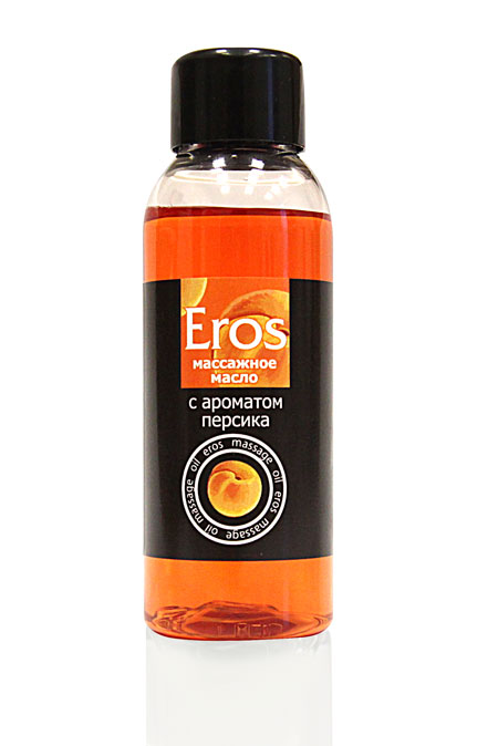 Массажное масло Eros exotic с ароматом персика - 50 мл. - Биоритм - купить с доставкой в Долгопрудном