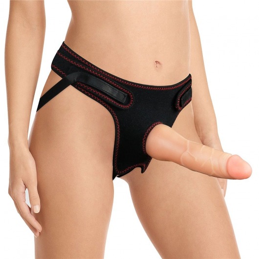 Женский страпон Easy Strapon Set 7.5 - 19 см. - Lovetoy - купить с доставкой в Долгопрудном