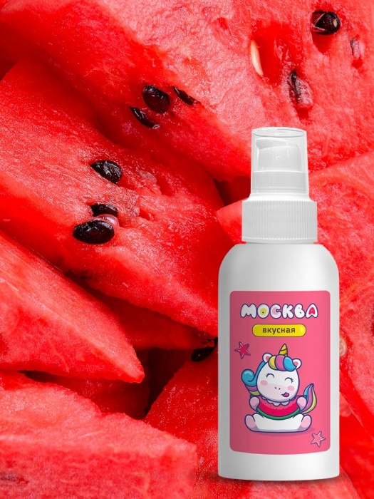 Универсальная смазка с ароматом арбуза  Москва Вкусная  - 100 мл. - Москва - купить с доставкой в Долгопрудном