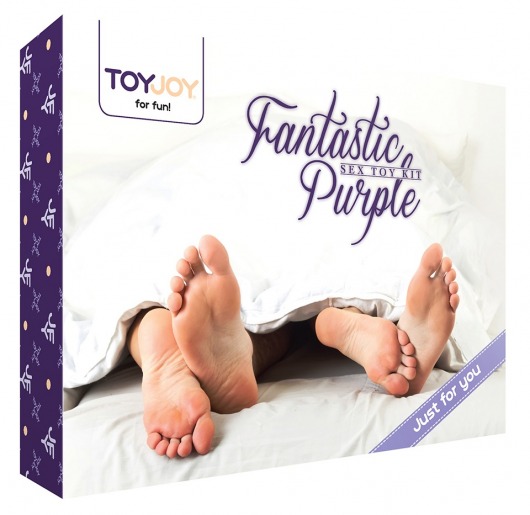 Эротический набор FANTASTIC PURPLE SEX TOY KIT - Toy Joy - купить с доставкой в Долгопрудном