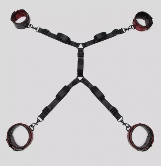 Изысканный набор фиксаций на кровати Reversible Under Mattress Restraint Set - Fifty Shades of Grey - купить с доставкой в Долгопрудном
