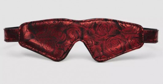 Двусторонняя красно-черная маска на глаза Reversible Faux Leather Blindfold - Fifty Shades of Grey - купить с доставкой в Долгопрудном