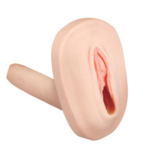 Мастурбатор-вагина с вибрацией и выносным пультом управления REALSTUFF SMOOTH   BALD - Dream Toys - в Долгопрудном купить с доставкой