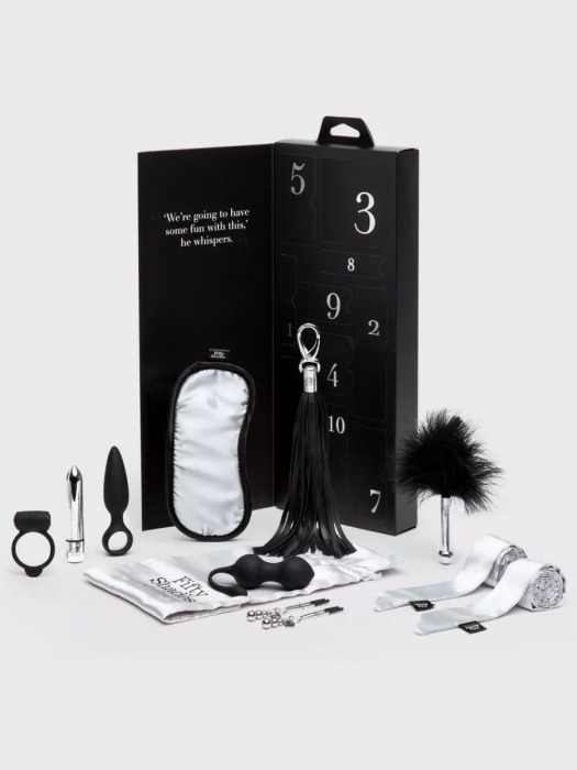 Эротический набор Pleasure Overload 10 Days of Play Gift Set - Fifty Shades of Grey - купить с доставкой в Долгопрудном
