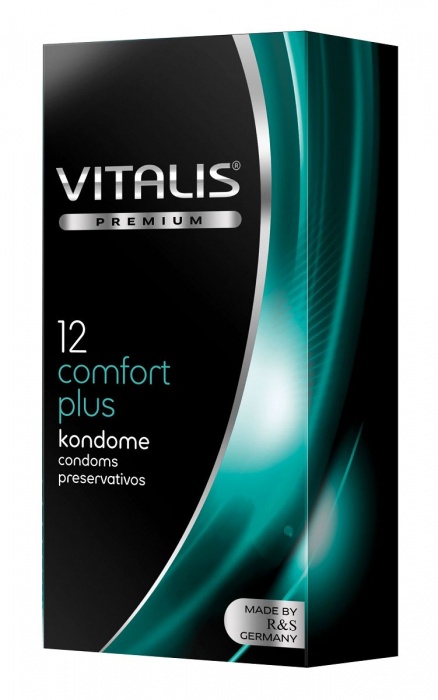 Контурные презервативы VITALIS PREMIUM comfort plus - 12 шт. - Vitalis - купить с доставкой в Долгопрудном