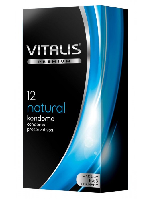 Классические презервативы VITALIS PREMIUM natural - 12 шт. - Vitalis - купить с доставкой в Долгопрудном