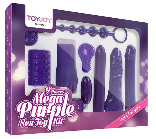 Эротический набор Toy Joy Mega Purple - Toy Joy - купить с доставкой в Долгопрудном