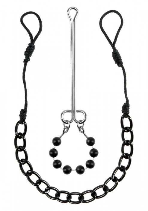 Интимные украшения с бусинами NIPPLE   CLIT JEWELRY - Pipedream - купить с доставкой в Долгопрудном